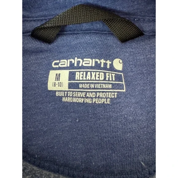 Carhartt 102791-H53 Clarksburg Graphic Sleeve Pullover Sweatshirt Hoodie Medium - Picture 4 of 10